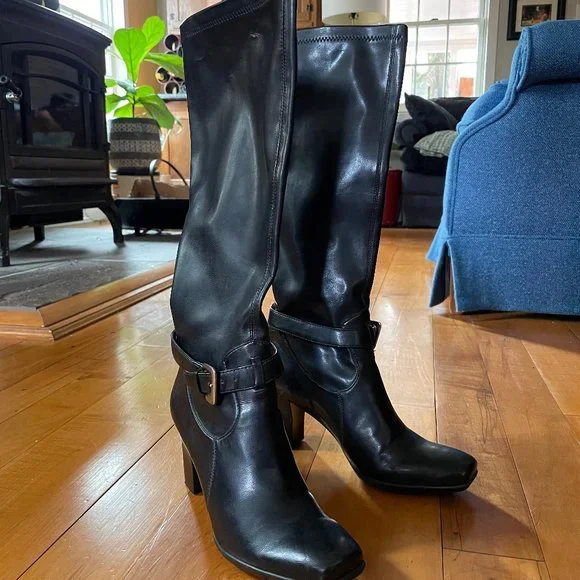 Franco Sarto | Shoes | Franco Sarto Womens Black Dress Boots Size 65 |  Poshmark